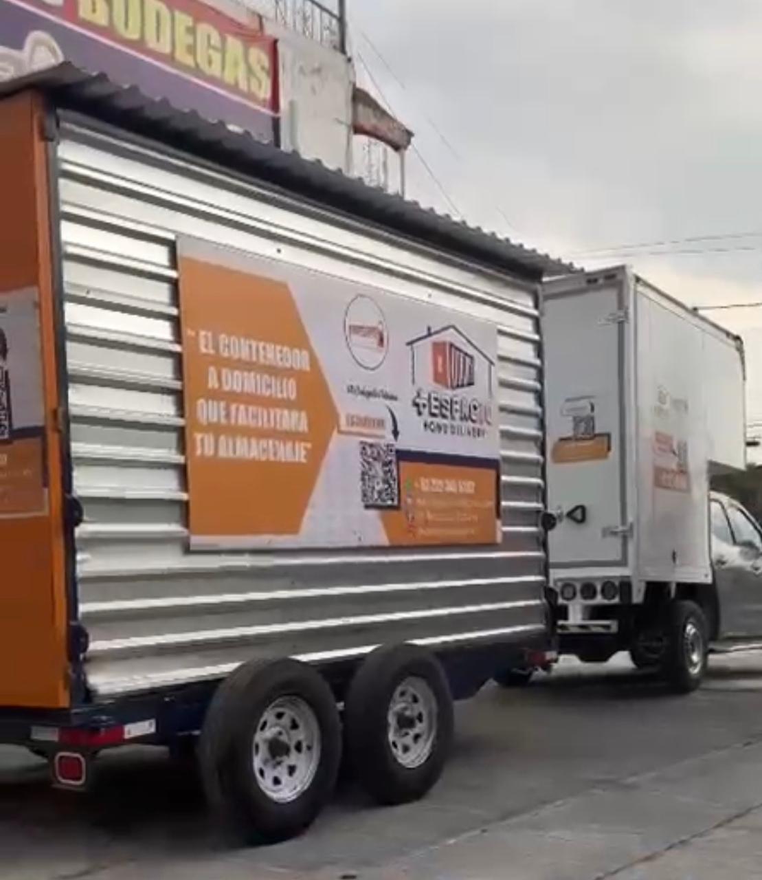 Contenedor +Espac10 listo para entrega a domicilio